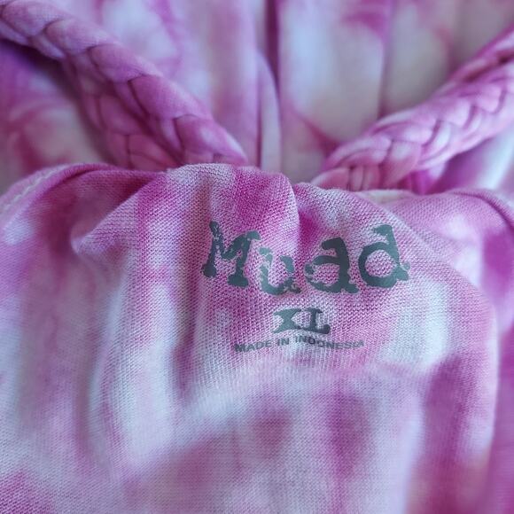 Mudd Pink Tie Dye Racerback Tank Size XL - Picture 10 of 11